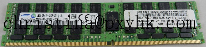 CCE de la mémoire 32G DDR4 2133P de serveur d'IBM 95Y4808 47J0254 46W0800