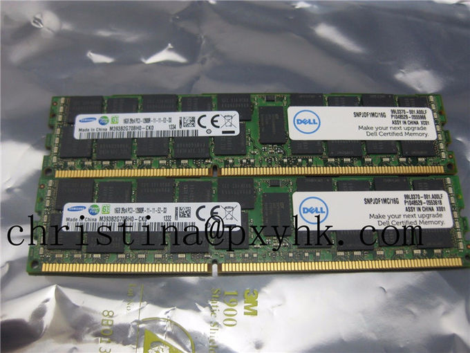 Module de mémoire de serveur de Dell SNPJDF1MC/16G JDF1M, mémoire R410 R420 R510 R515 R710 du serveur 16gb