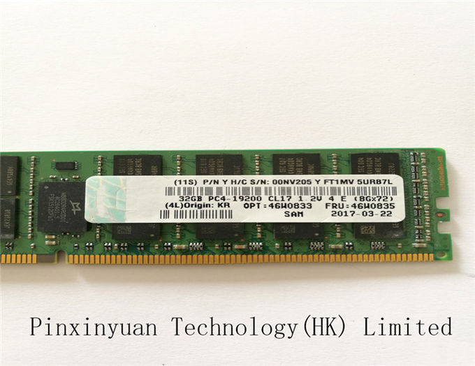 module compatible de mémoire du serveur 46W0825, CCE RDIMM de la mémoire PC4-19200 DDR4-2400Mhz 2RX8 1.2v de serveur d'IBM