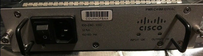 Approvisionnement de courant alternatif 1000W durable du commutateur 4900M d'Ethernet de catalyseur de Cisco PWR-C49M-1000AC