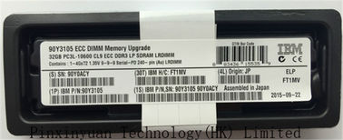système de la mémoire 1333MHz LP LRDIMM 90Y3105 IBM de serveur de 32GB Ddr3 X3650 M4 en approvisionnement de cc de vente fournisseur