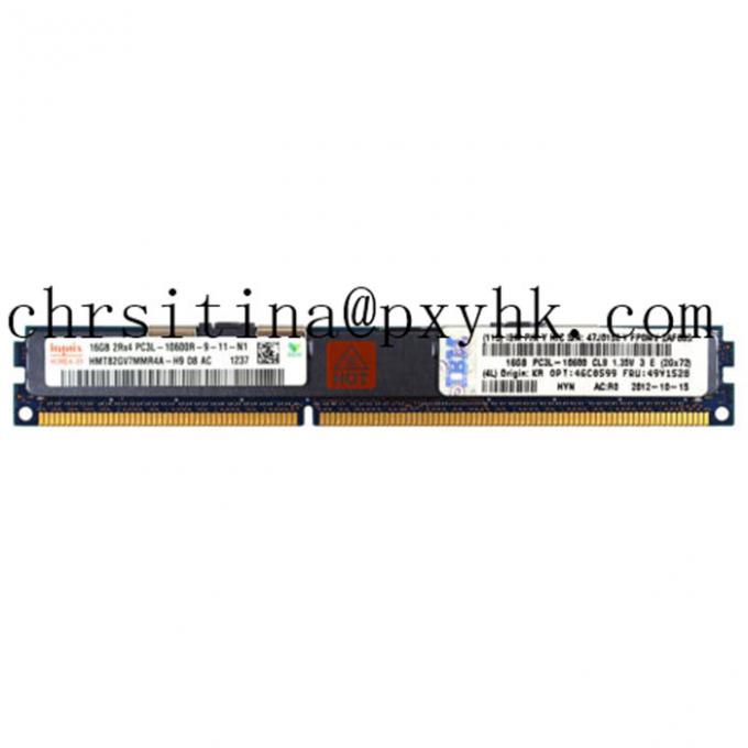 Mémoire HS22 HS23 de lame d'IBM 49Y1528 16G PC3L-10600R 46C0599 VLP