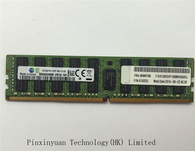 module DIMM 288-PIN 2133 mégahertz/PC4-17000 CL15 1,2 V de mémoire de serveur de 46W0798 TruDDR4 DDR4