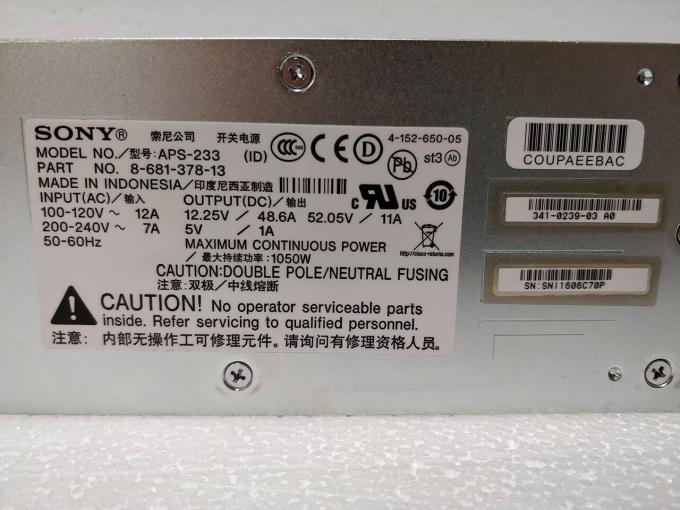 Branchez C.A. 100/240V Cisco 3925/3945 d'alimentation d'énergie de serveur à C.A. avec la puissance au-dessus de l'Ethernet