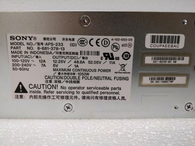 Branchez C.A. 100/240V Cisco 3925/3945 d'alimentation d'énergie de serveur à C.A. avec la puissance au-dessus de l'Ethernet